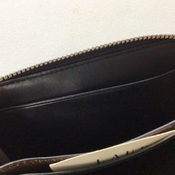 Ralph Lauren Zip Wristlet Black - Picture 10 of 15